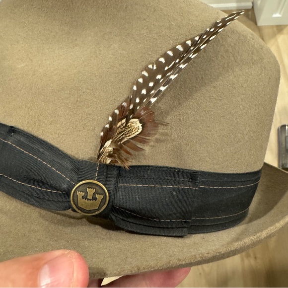 Goorin Bros Men’s XXL 100% Wool Beige Fedora hat - Picture 7 of 7